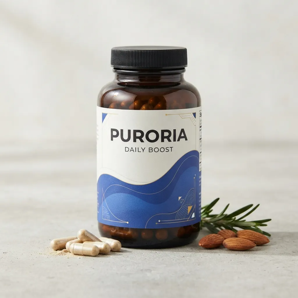 Puroria Daily Boost 90 capsules bottle